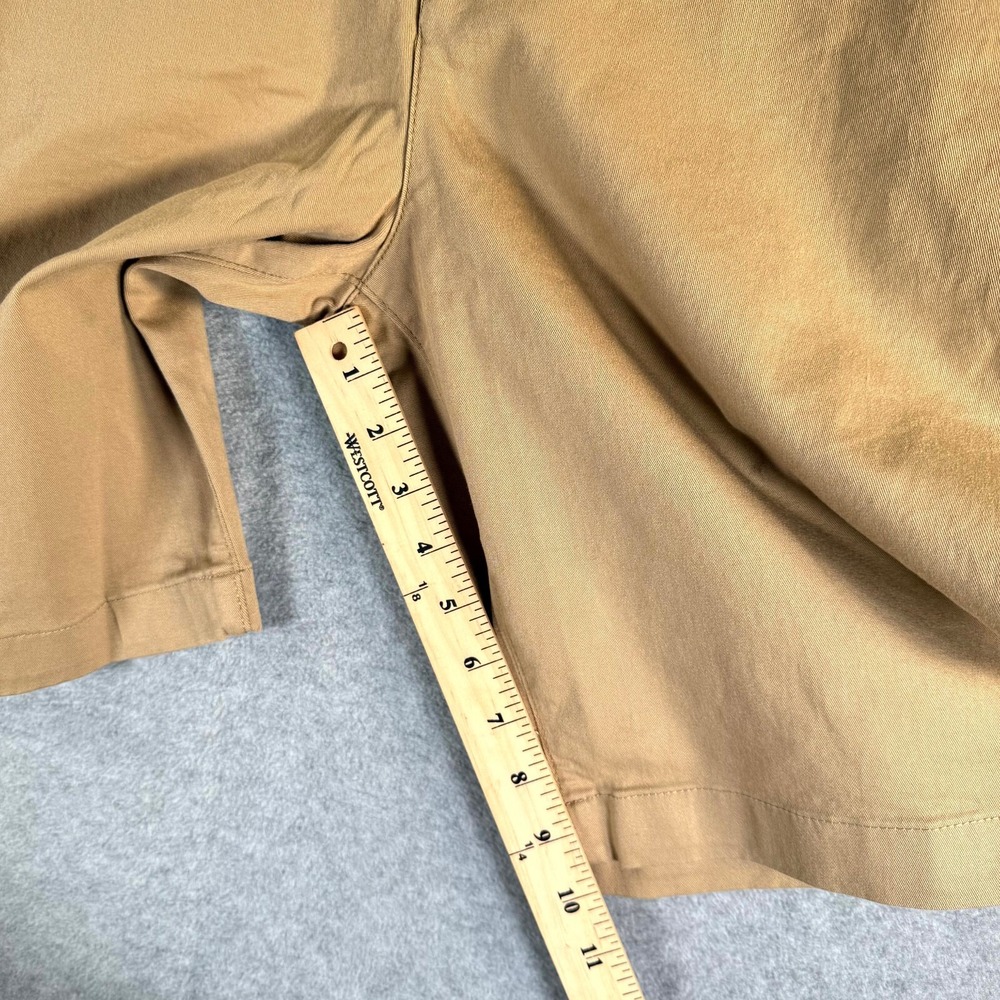 Lacoste Gabardine Shorts Men's 36 Beige Slim Fit Slash Pockets Mid-Rise Outdoor - Picture 11 of 16